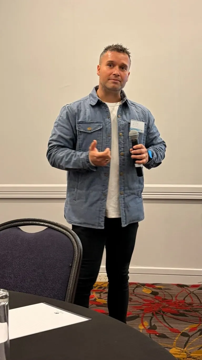 Eli Toombs facilitating an I-SPOT training session